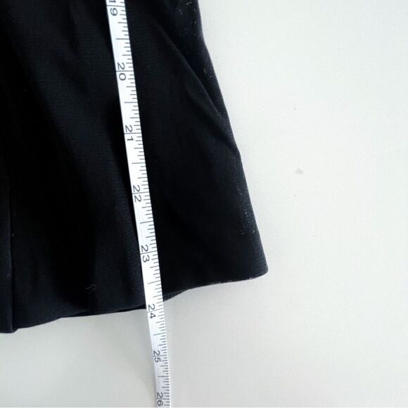 Joseph Ribkoff Blazer Sheer Sleeves Yoke Black Stretchy Women's 8 Button - Picture 7 of 8